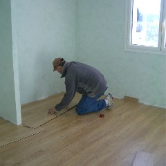 Pose de parquet
